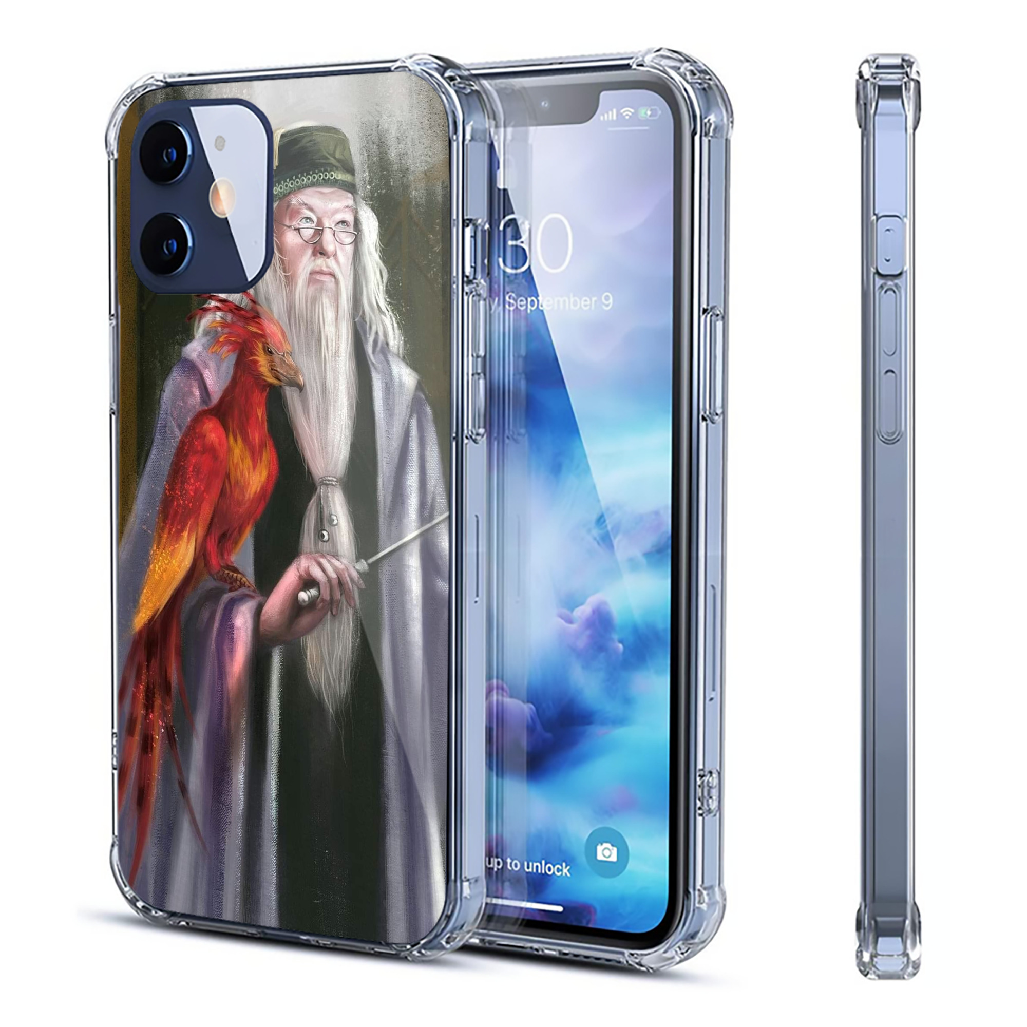 （画像用） Harry Potter ハリー・ポッターシリーズ 【iPhone 12シリーズ対応】透明スマホケース（クリアソフトケース）